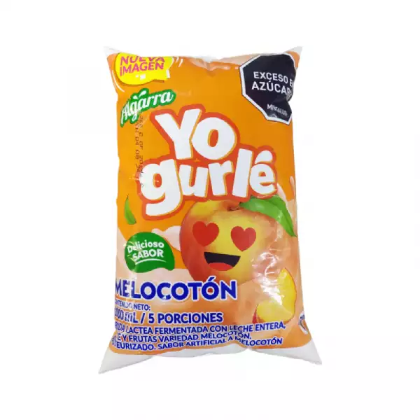 BEBIDA LÁCTEA ALGARRA YOGURLE MELOCOTÓN BOLSA X1000g