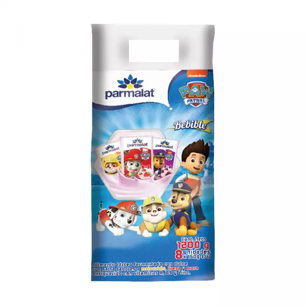 BEBIDA LÁCTEA PARMALAT BOLSA SURTIDA X8 X150g