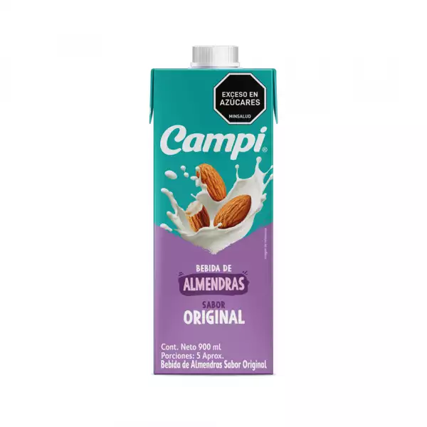 BEBIDA LÍQUIDA ALMENDRA CAMPI ORIGINAL X900ml