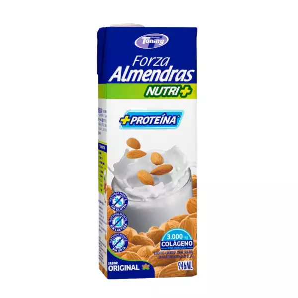 BEBIDA LÍQUIDA ALMENDRA FORZA TONING NATURAL X946ml