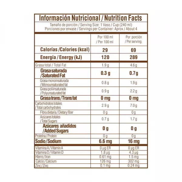BEBIDA LÍQUIDA COCO TOSH SIN AZÚCAR CAJA X1000ml