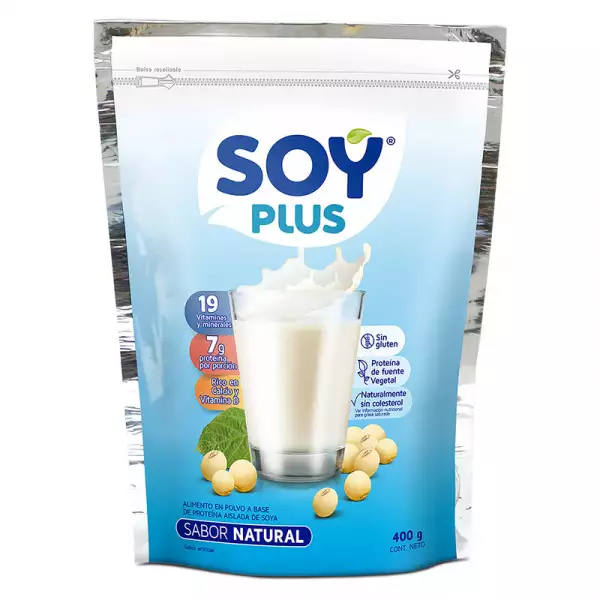 BEBIDA POLVO SOYA SOY PLUS NATURAL X400g