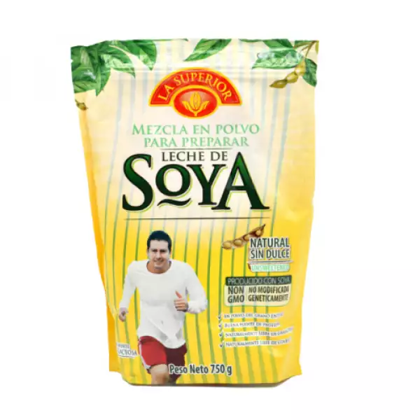 BEBIDA SOYA POLVO LA SUPERIOR NATURAL X750g