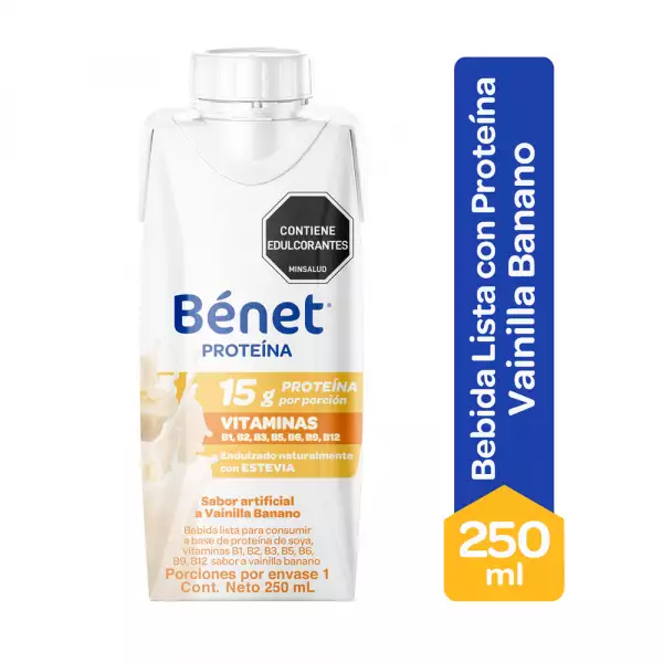 BENET VAINILLA BANANO LIQUIDO X250ml