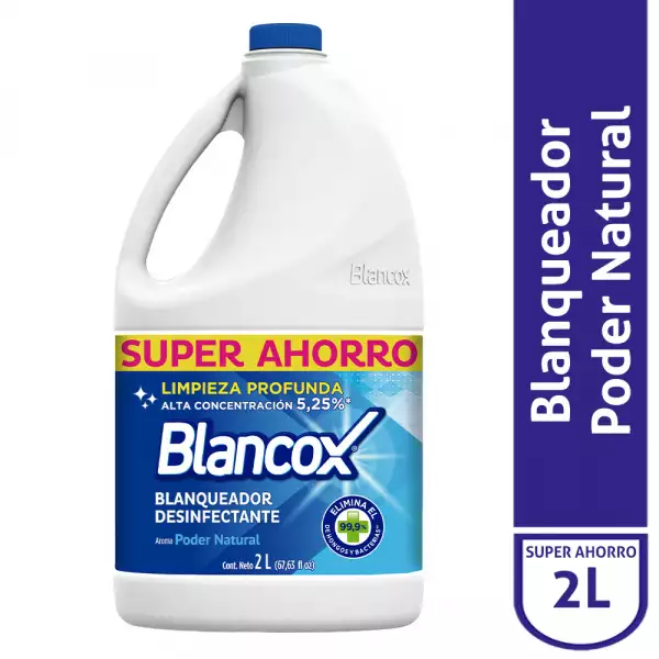 BLANQUEADOR BLANCOX NATURAL X2000ml SUPER AHORRO