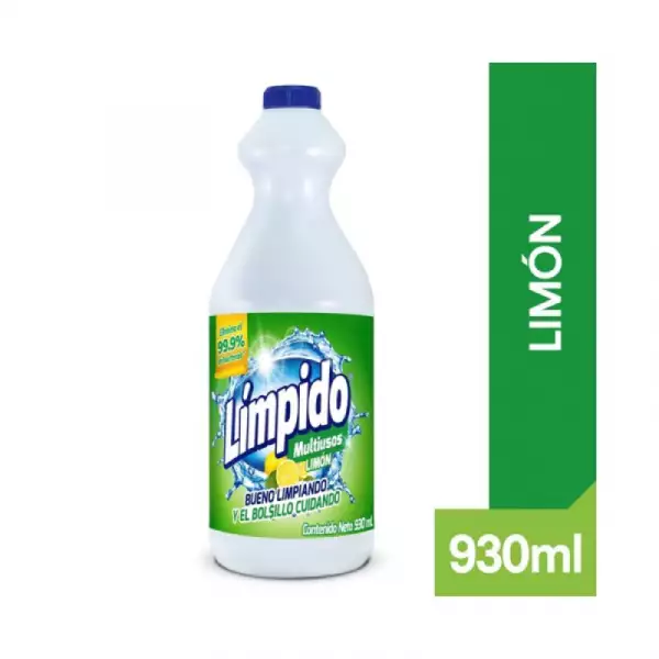 BLANQUEADOR LIMPIDO LIMON X930ml