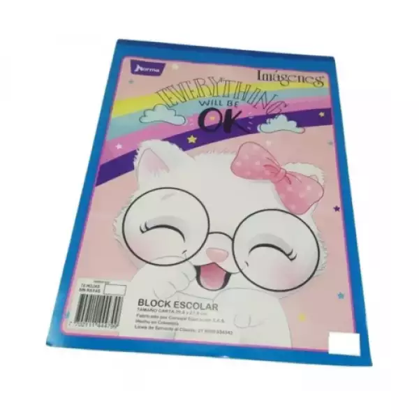 BLOCK IMÁGENES CARTA BLANCO X70 H0JAS