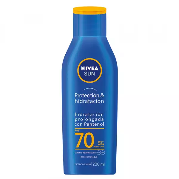 BLOQUEADOR NIVEA PROTECCIÓN HIDRATACIÓN FPS70+ X200ml