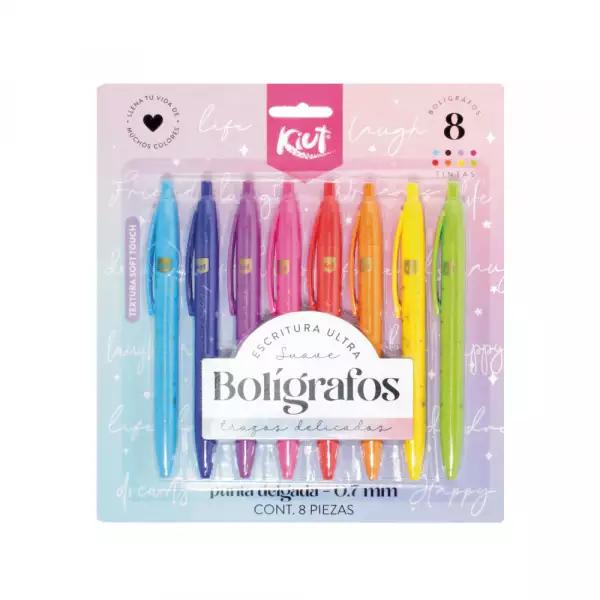 BOLIGRAFOS KIUT SURT X8u