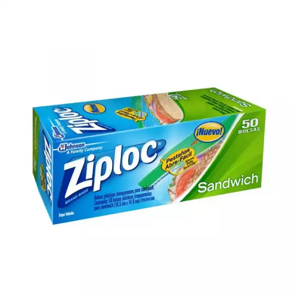 BOLSA ZIPLOC SANDWICH X50U