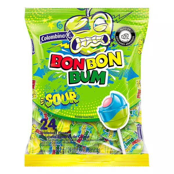 BON BON BUM SOUR X24 X432g