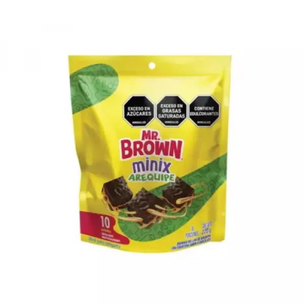 BROWNIE BIMBO MR BROWN AREQUIPE MINIX X10U X220g