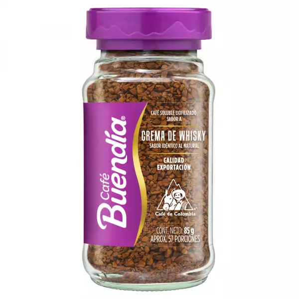 CAFÉ GRANULADO BUENDÍA CREMA DE WHISKY X85g