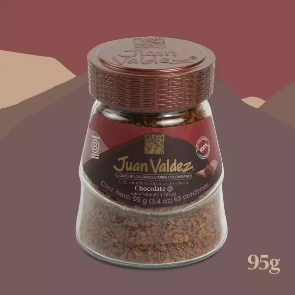 CAFÉ GRANULADO JUAN VALDEZ CHOCOLATE X95g