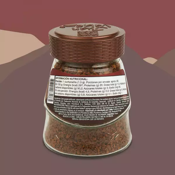 CAFÉ GRANULADO JUAN VALDEZ CHOCOLATE X95g