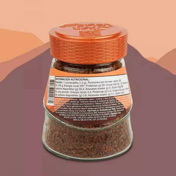 CAFÉ GRANULADO JUAN VALDEZ DULCE LECHE X95g