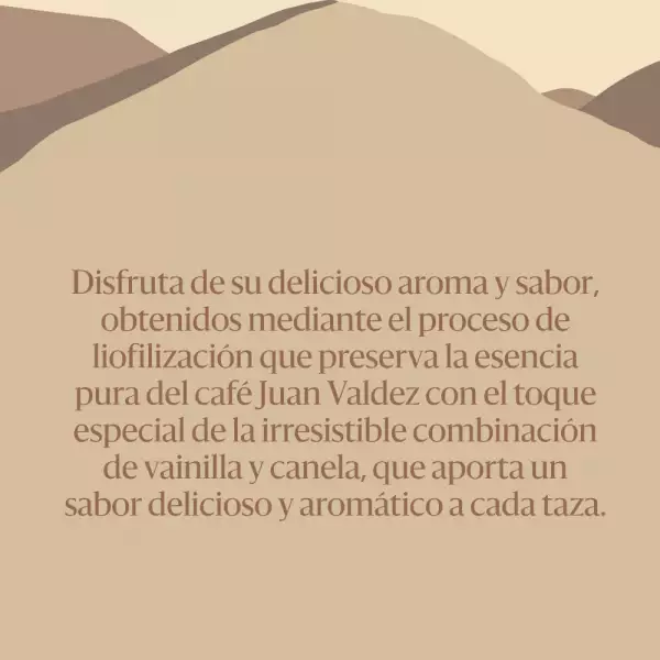 CAFÉ GRANULADO JUAN VALDEZ VANICANELA X95g