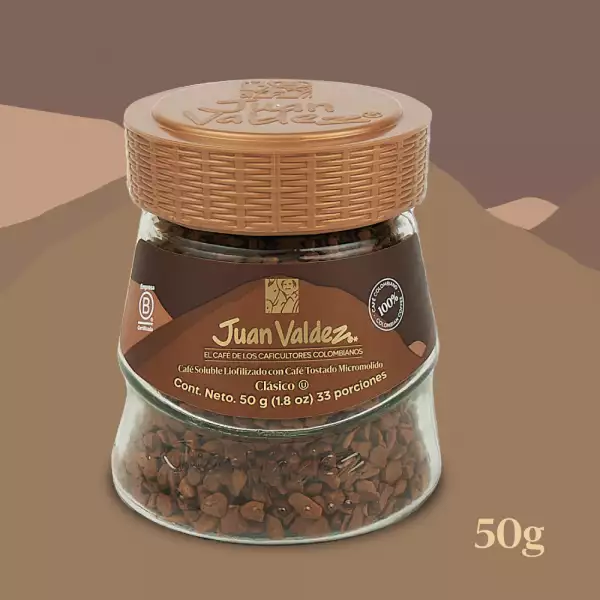 CAFE GRANULADO JUAN VALDEZ X50g