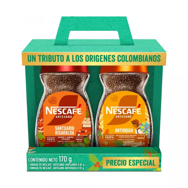 CAFÉ GRANULADO NESCAFE ARTESANO X2 X85g