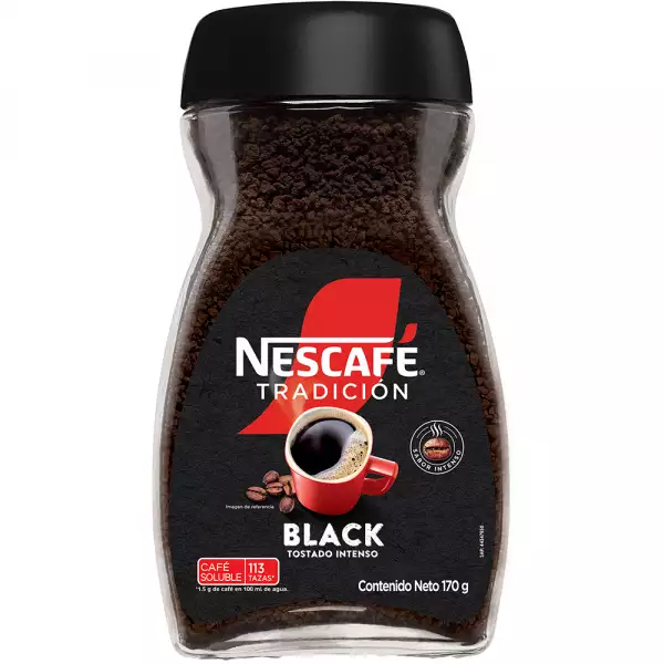 CAFÉ GRANULADO NESCAFÉ TRADICIÓN BLACK X170g