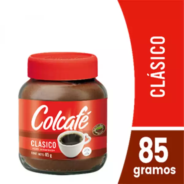 CAFÉ INSTANTANEO COLCAFÉ CLÁSICO X85g