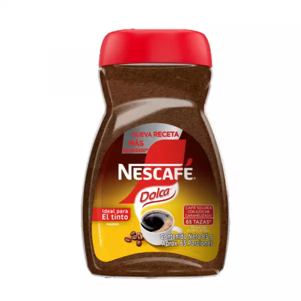 CAFE INSTANTANEO NESCAFE DOLCA MÁS BALANCEADO X85g