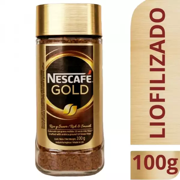 CAFÉ NESCAFÉ GOLD X100g
