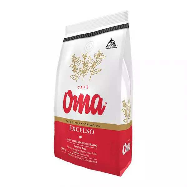 CAFÉ TOSTADO GRANO OMA EXCELSO X500g
