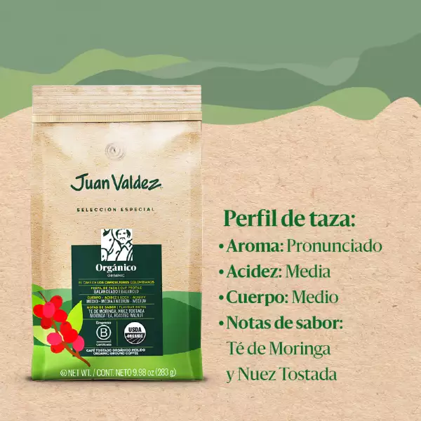 CAFÉ TOSTADO JUAN VALDEZ ORGANICO X283g