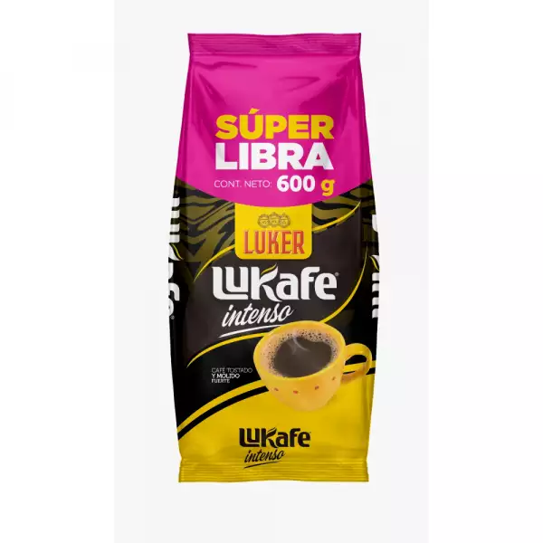 CAFÉ TOSTADO LUKAFE INTENSO X600g