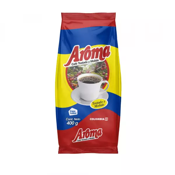 CAFÉ TOSTADO MOLIDO AROMA X400g