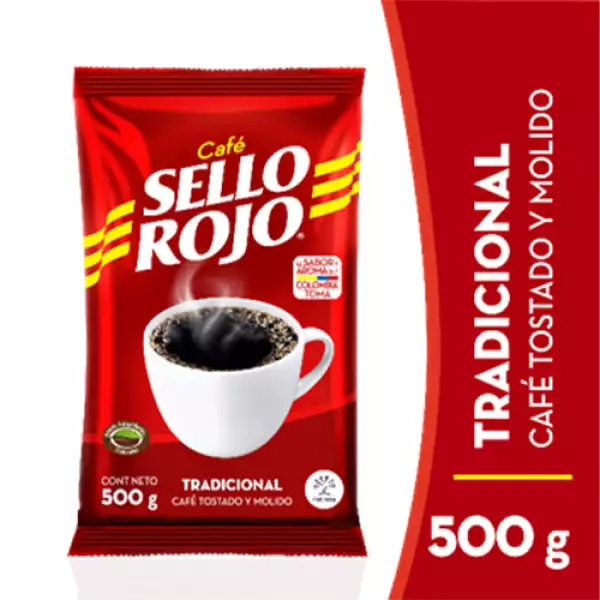 CAFÉ TOSTADO SELLO ROJO X500g