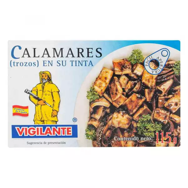 CALAMARES VIGILANTE EN SU TINTA X115g