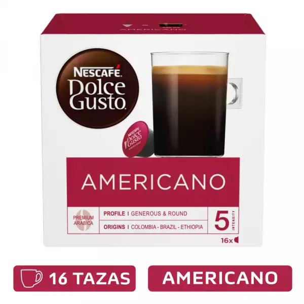 CÁPSULA DOLCE GUSTO AMERICANO X128g
