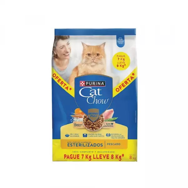 CAT CHOW ADULTO ESTERILIZADO PAGUE 7 LLEVE 8K
