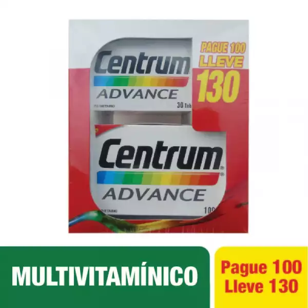 CENTRUM ADVANCE X100tab GRATIS 30tab