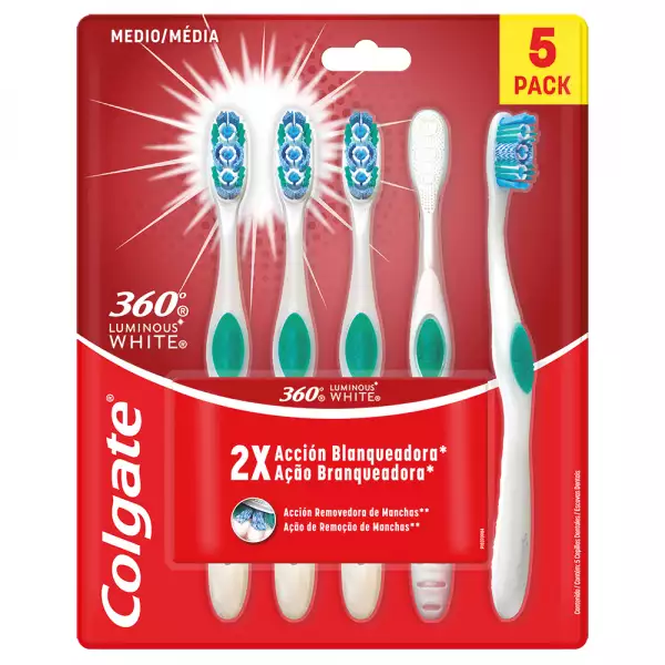 CEPILLO DENTAL COLGATE LUMINOUS 360 X5U