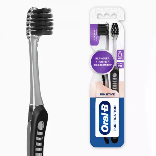 CEPILLO DENTAL ORAL B SENSITIVE PURIFICACIÓN X2U