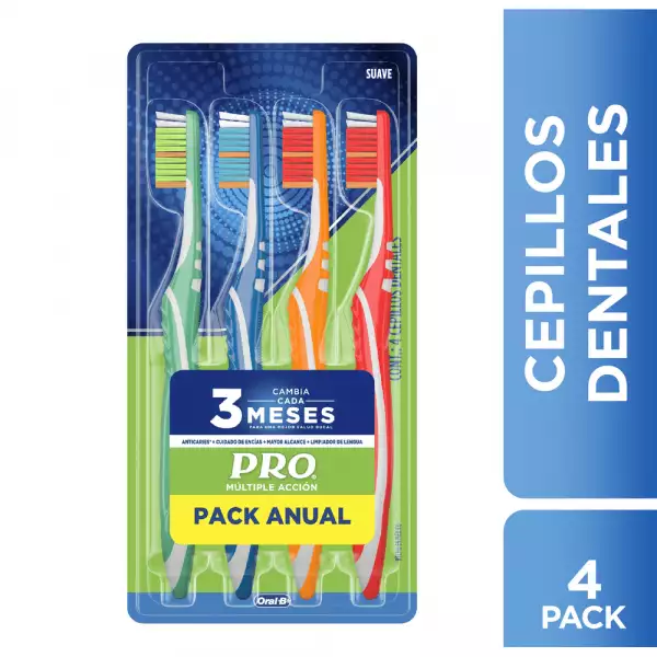 CEPILLO DENTAL PRO MULTIPLE ACCIÓN X4U