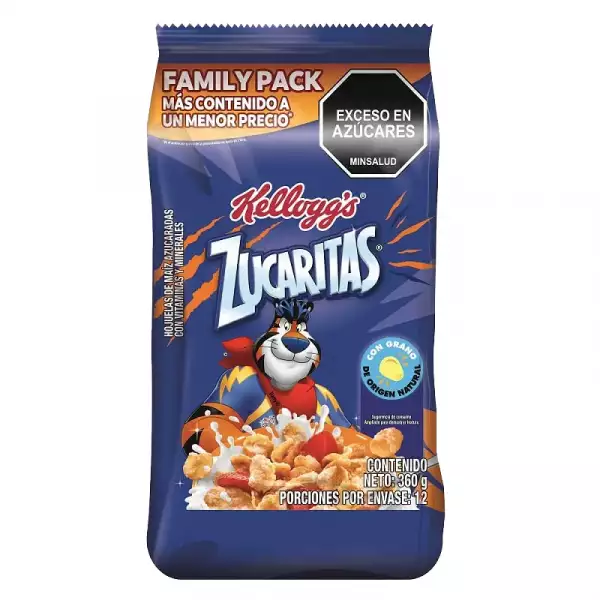 CEREAL KELLOGGS ZUCARITAS BOLSA X360g