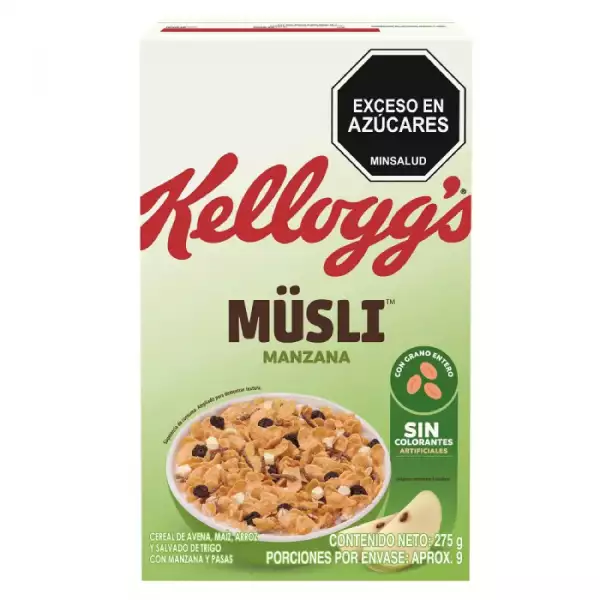 CEREAL MUSLI MANZANA X275g