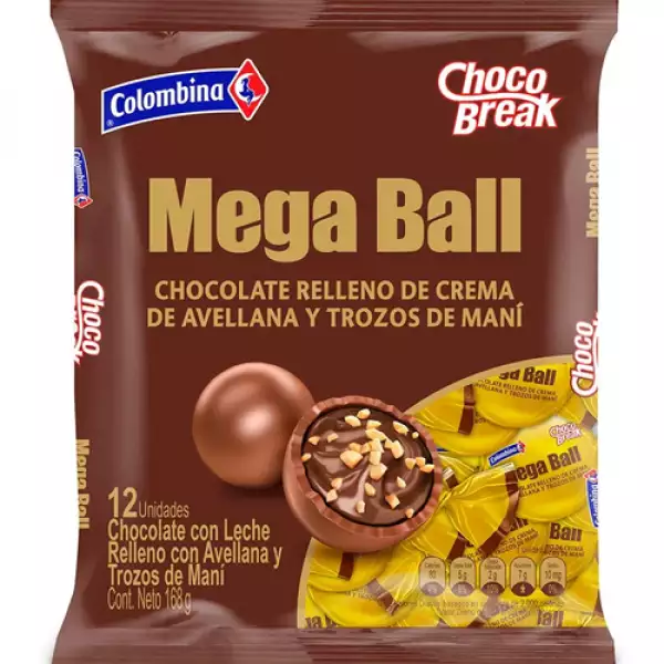 CHOCOBREAK MEGA BALL X12U X168g