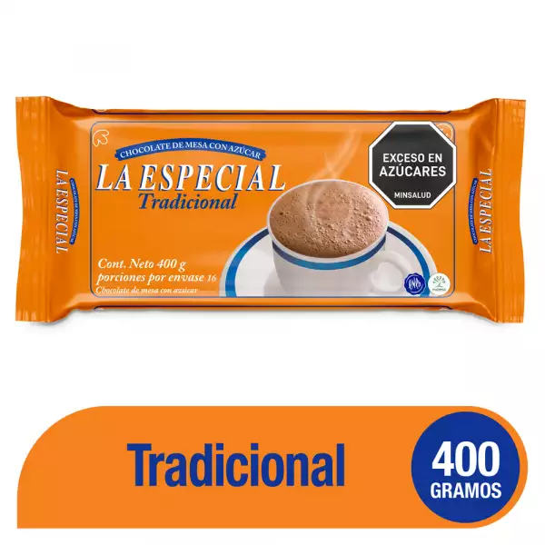 CHOCOLATE LA ESPECIAL TRADICIONAL X400g