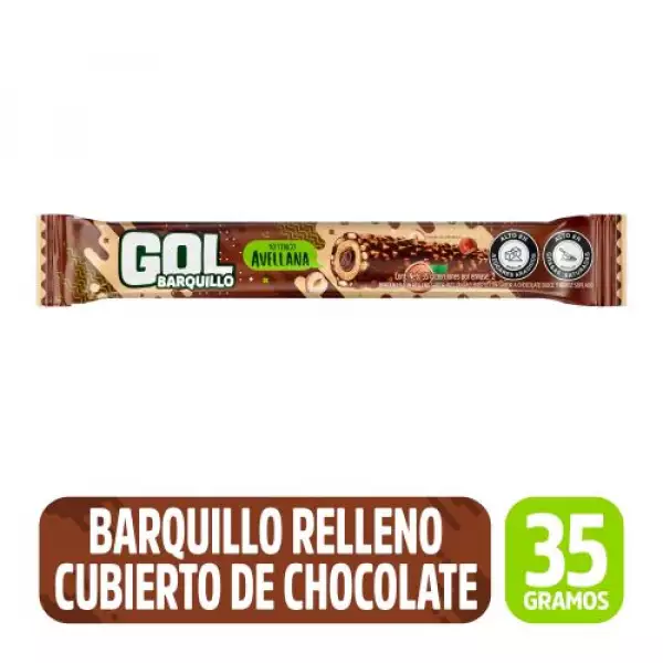 CHOCOLATINA GOL BARQUILLO X35g