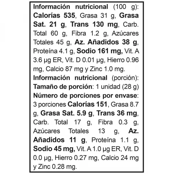 CHOCOLATINA GOL CRUJIENTE X3UX28g