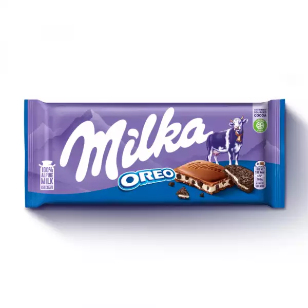 CHOCOLATINA MILKA OREO X100g