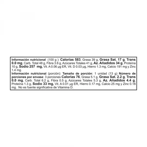 CHOCOLATINA MONTBLANC ALMENDRAS X39g