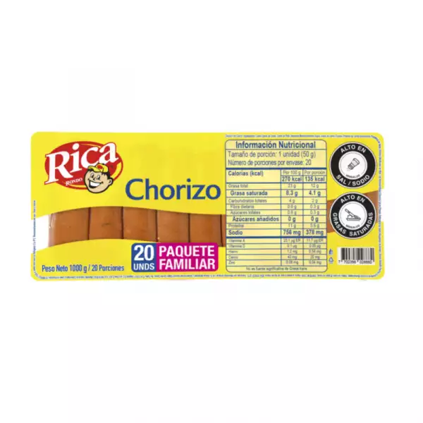 CHORIZO RICA X1000g