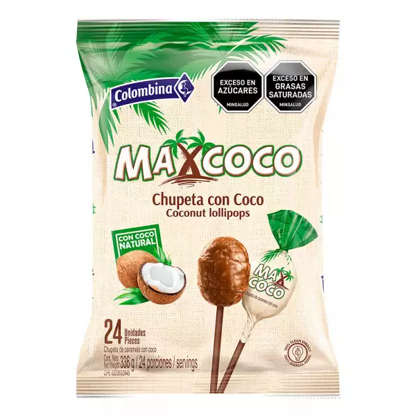 CHUPETA MAXCOCO X24U X14g