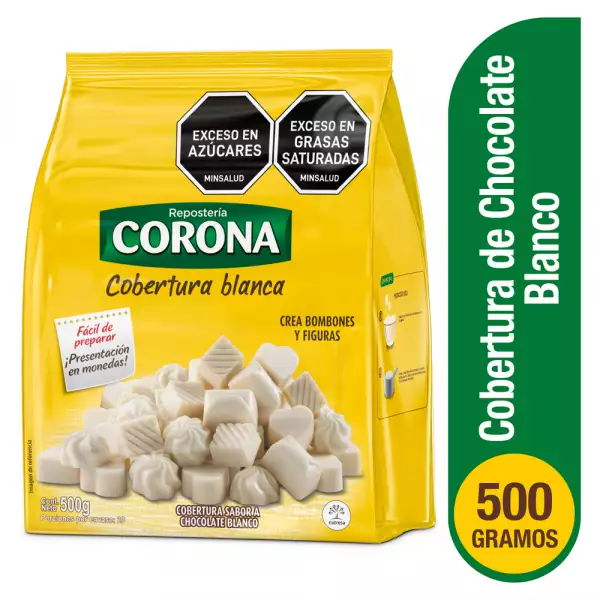 COBERTURA CORONA CHOCOLATE BLANCO X500g